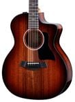 Taylor 264ce-K DLX 12-String Grand Auditorium AE Guitar with Case Body Angled View